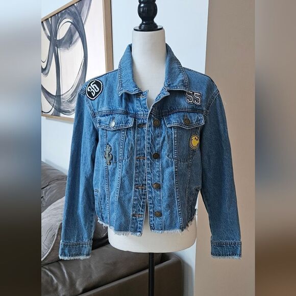 Chiqle patchwork denim jacket - Picture 1 of 2